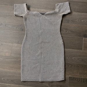 Sparkle & Fade checkered dress